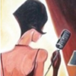Jazz Singer Lady Painting